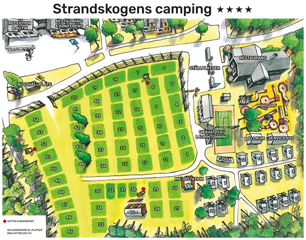 Strandskogens Camping - Sudersand Resort, Fårö 