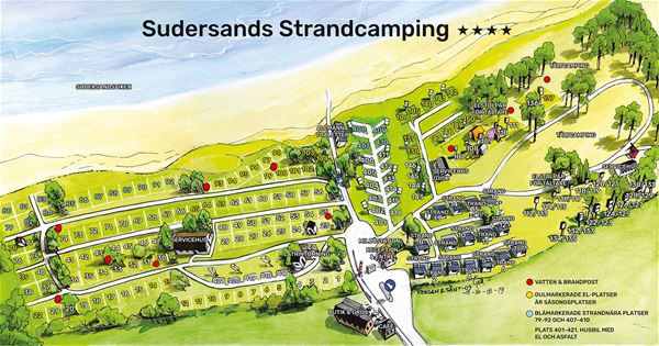 Strandcampingen - Sudersand Resort, Fårö 