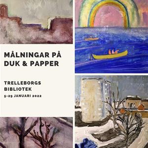 Konstutställning Trelleborgs bibiliotek
