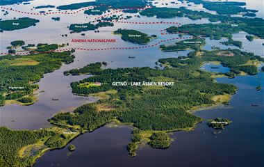 Getnö - Lake Åsnen Resort/Ferienhäuser