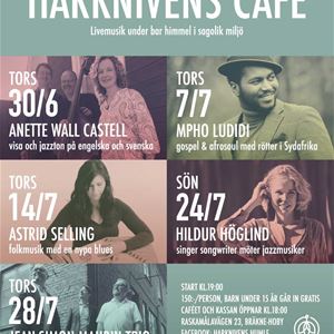 Harknivens Café - Musikkvällar i sommar