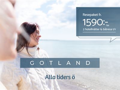 Das Gotland-Paket • Fähre + Hotel 2 Nächte