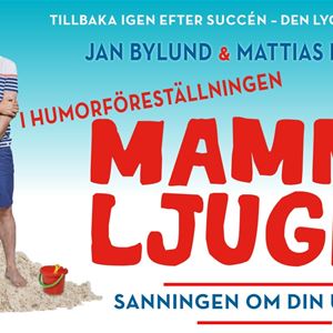  © Copy: http://www.mammaljuger.se/ , Affisch med två män i sand och text