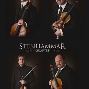  © Copy: https://estradnorr.se/estrad-norr/pa-scen/publika-evenemang/stenhammar-quartet.html? , Fyra män i kostym med instrument
