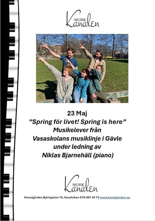 Musikelever från Vasaskolan i Gävle