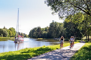 Göta Kanal paket cykel och båt