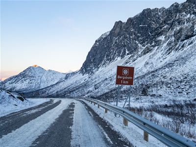 Skilt til Bergsbotn 