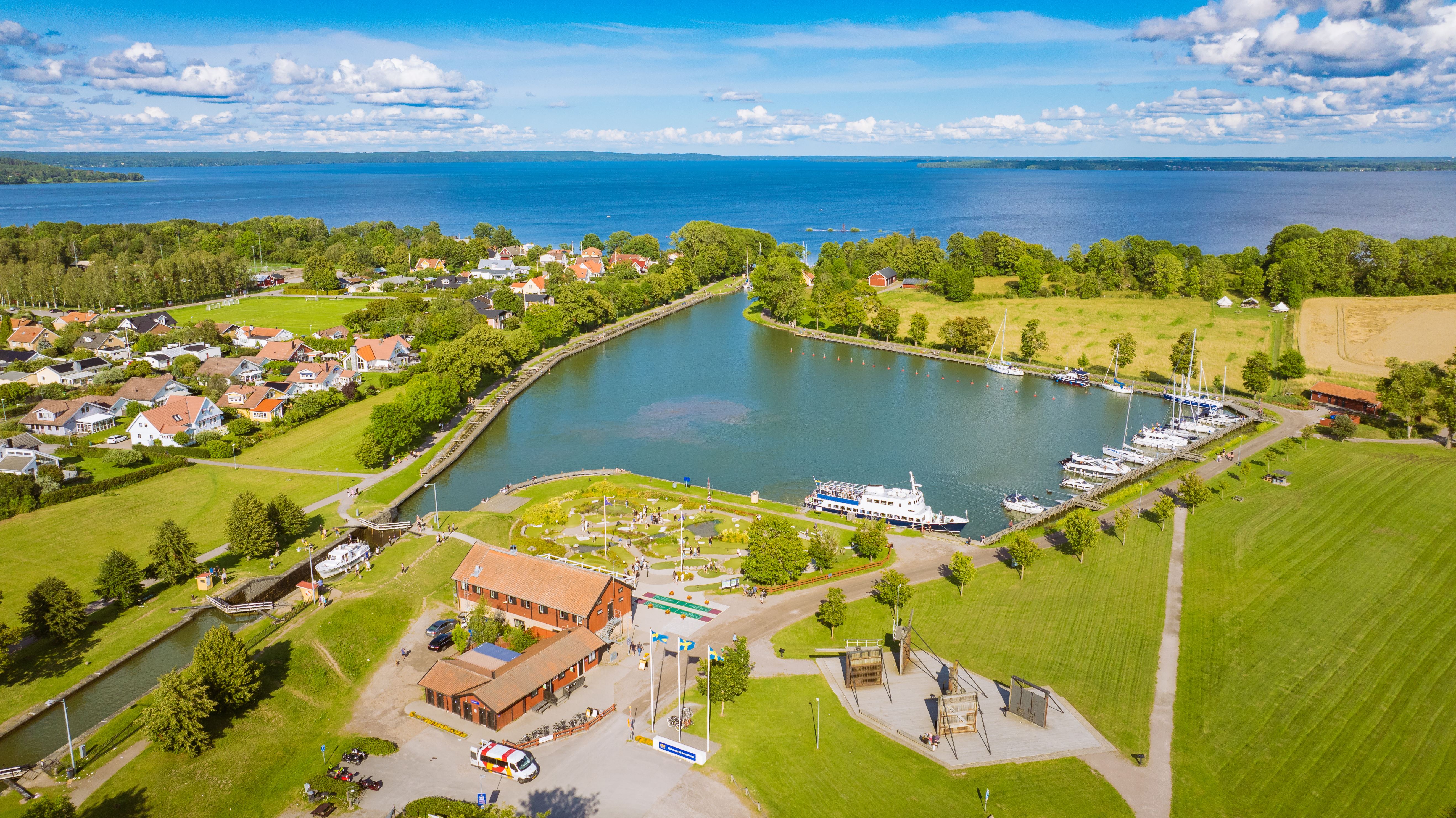 Slussportsutställning, Bergs slussar