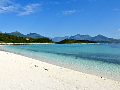 Sandy beaches on Senja