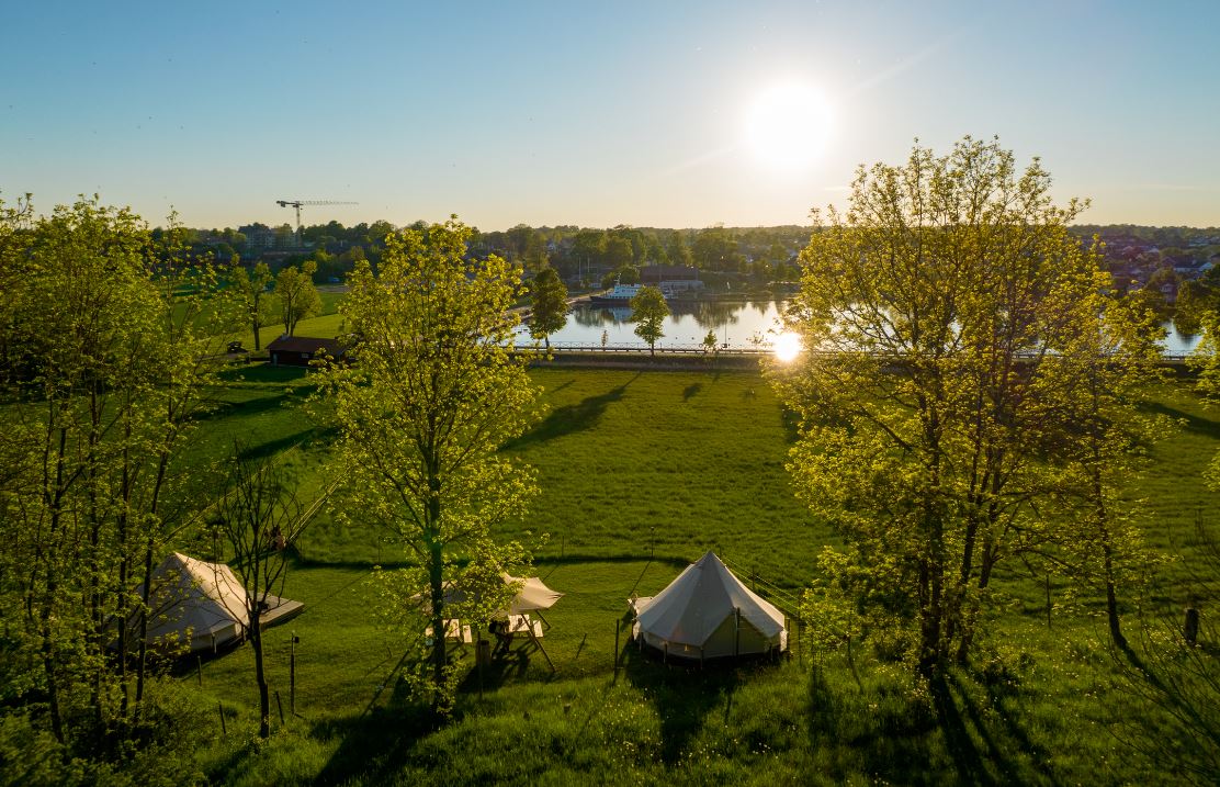 Glamping i Bergs slussar