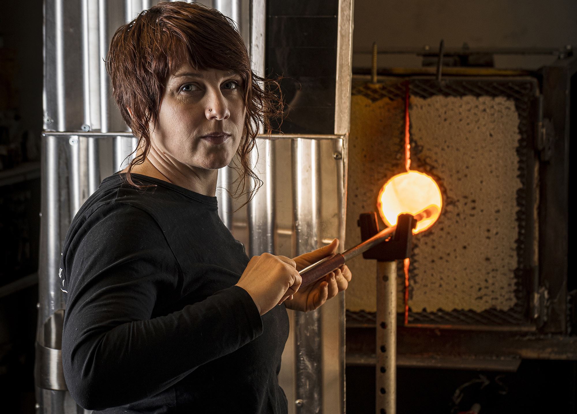 Prova på glasblåsning