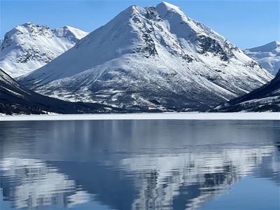 Store fjell bak fjorden