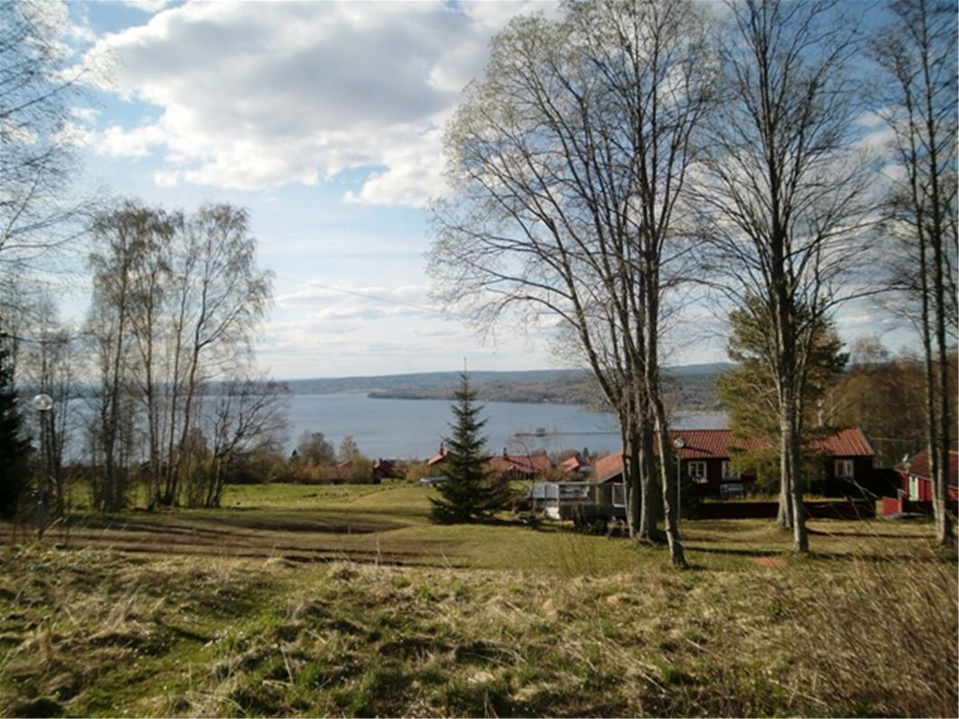 View over the lake Siljan.
