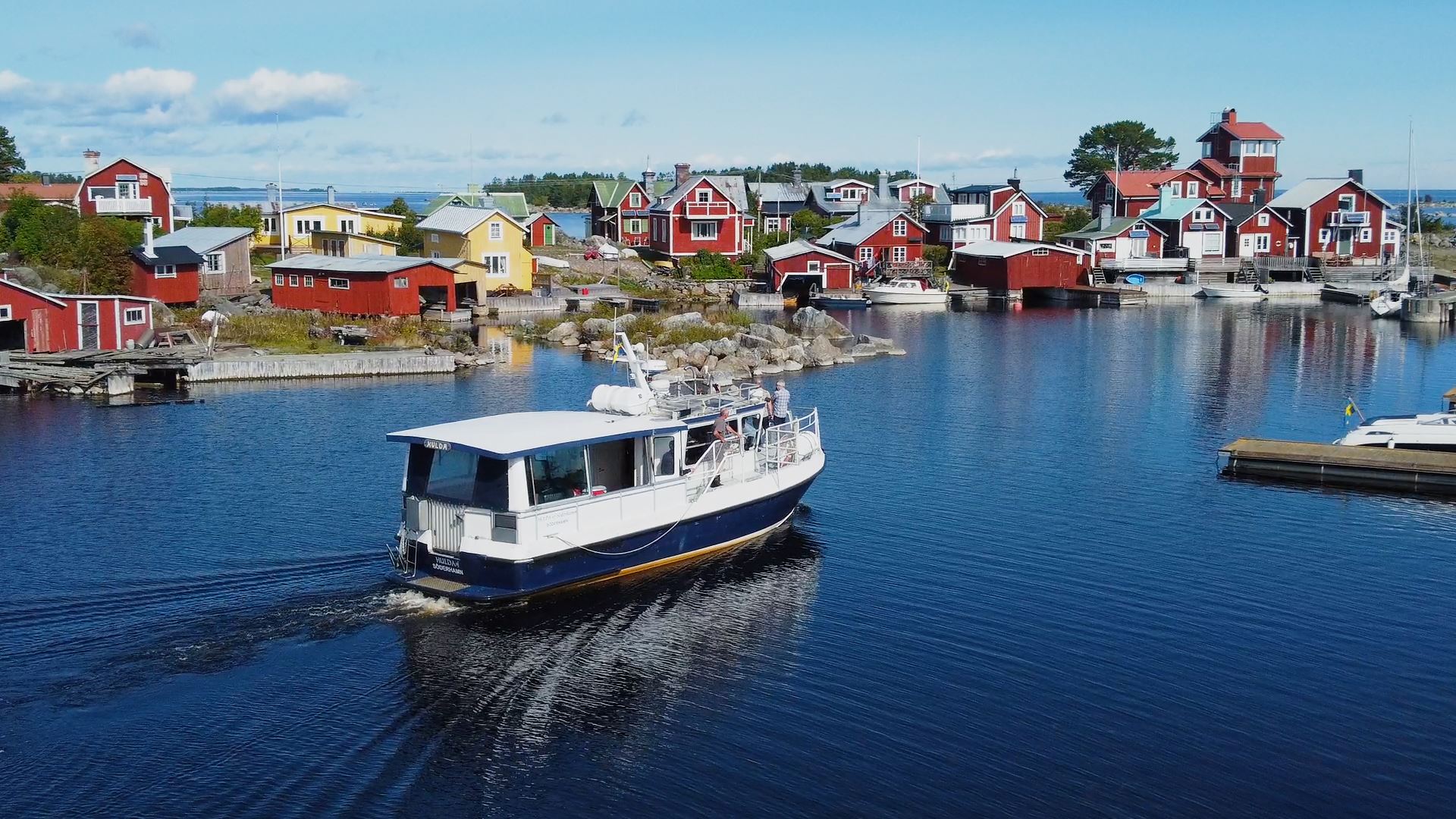 Hoppa på-tur med båten M/S Hulda
