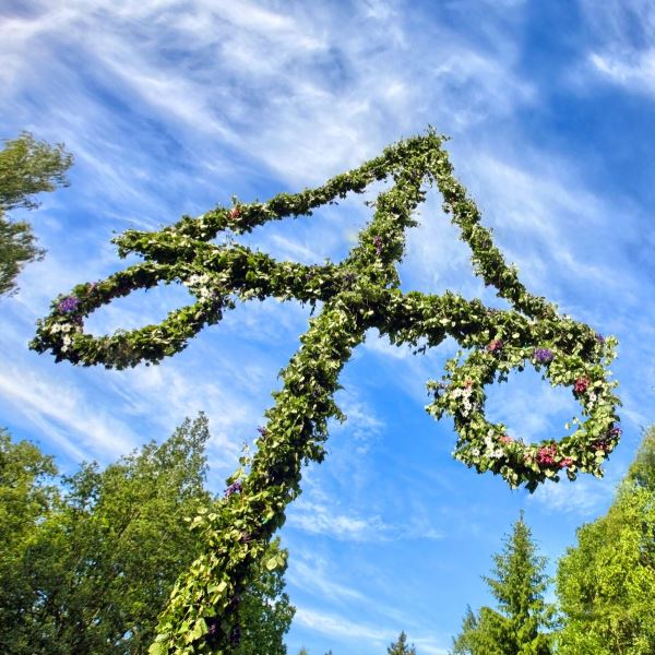 Midsommarfirande i Långasjönäs
