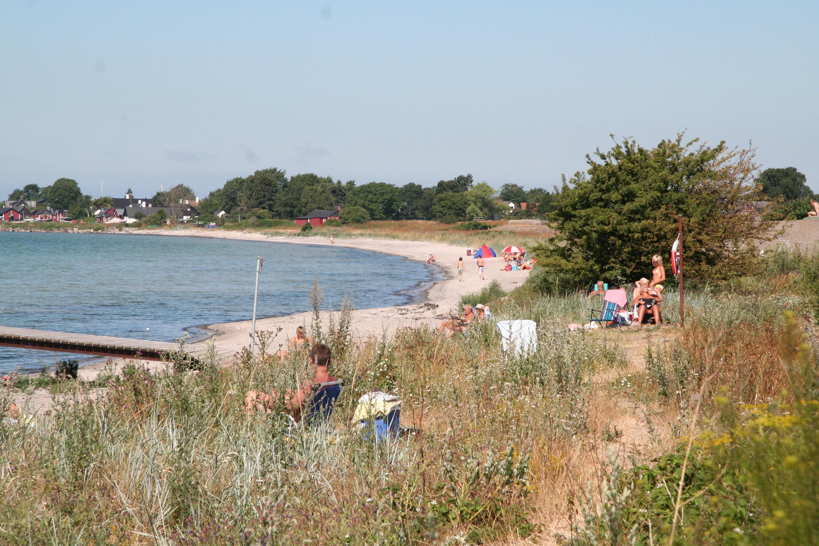 Badstrand - Skåre Skansar, Bad, Trelleborg