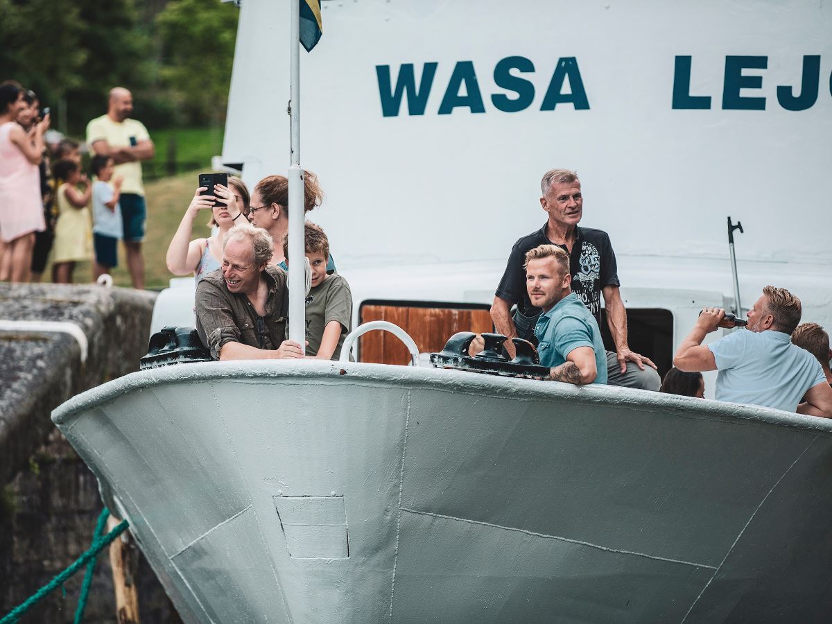 Räktur på Roxen med M/S Wasa Lejon