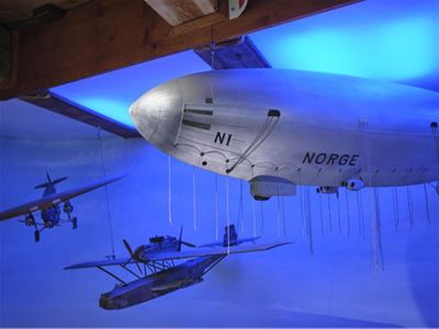 Model of the Norge airship