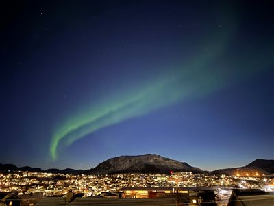 Linje med nordlys