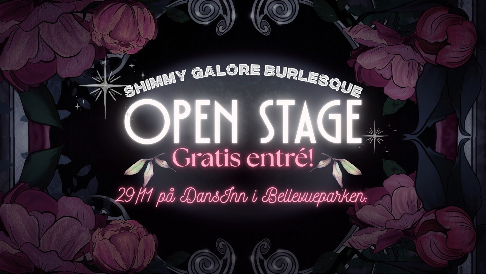 Open stage och mingel med Shimmy Galore Burlesque