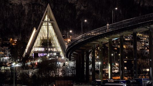 Utsikt mot Ishavskatedralen