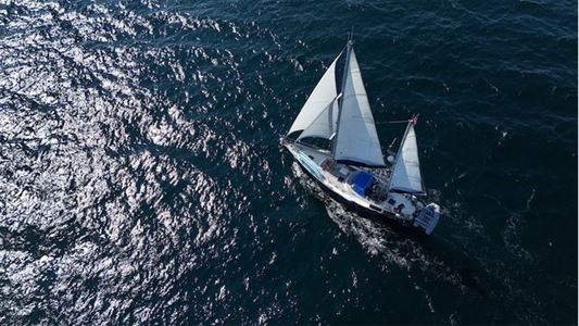 A sailing boat