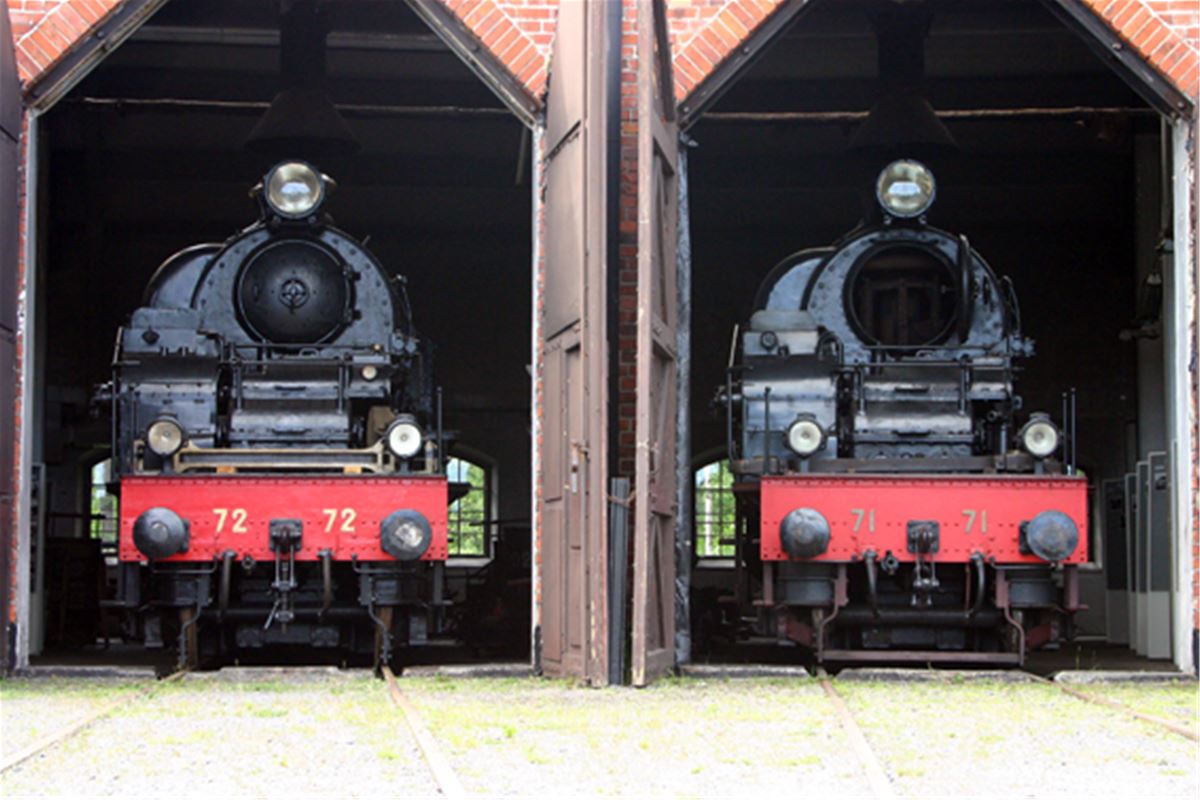 Two steam-engine.