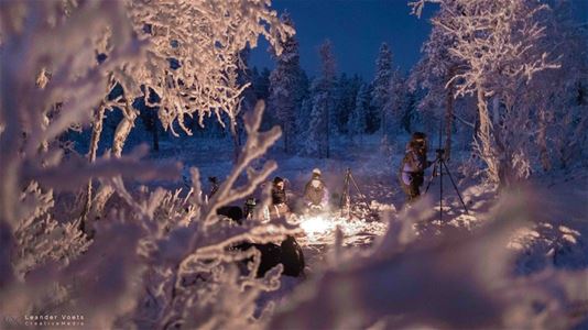 Waiting for the northern lights