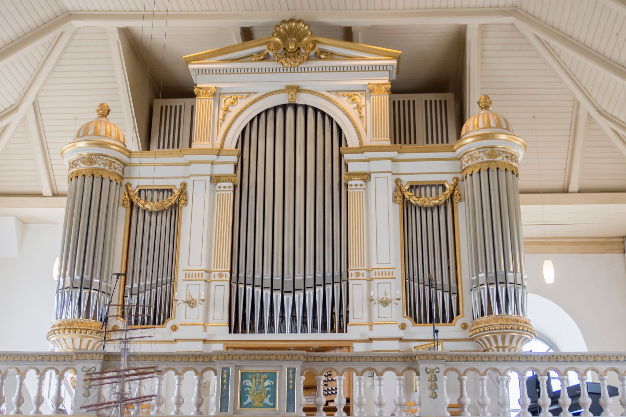 Julmusik från orgelläktaren