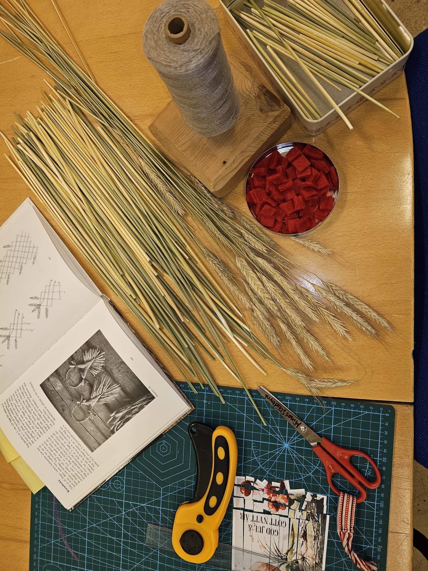 Halmslöjd till jul - skapa själv!