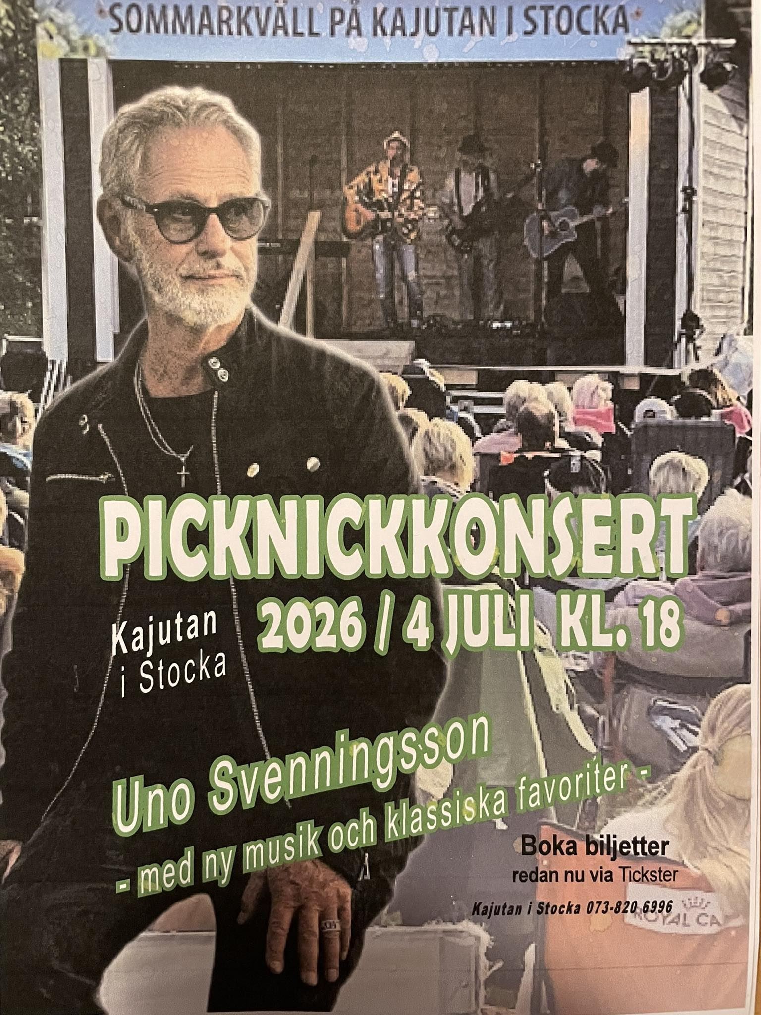 Picknickkonsert med Uno Svenningsson