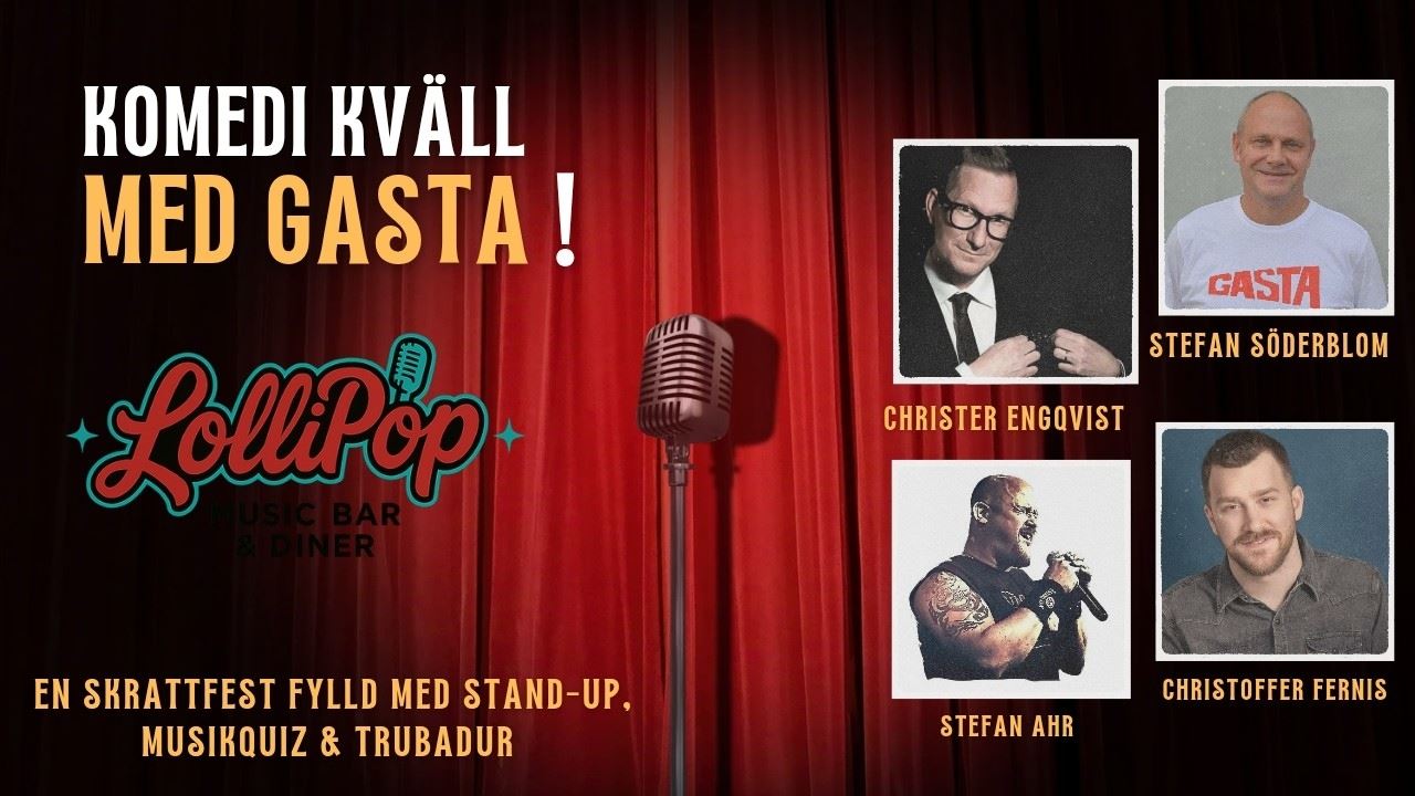 Komedi kväll med GASTA
