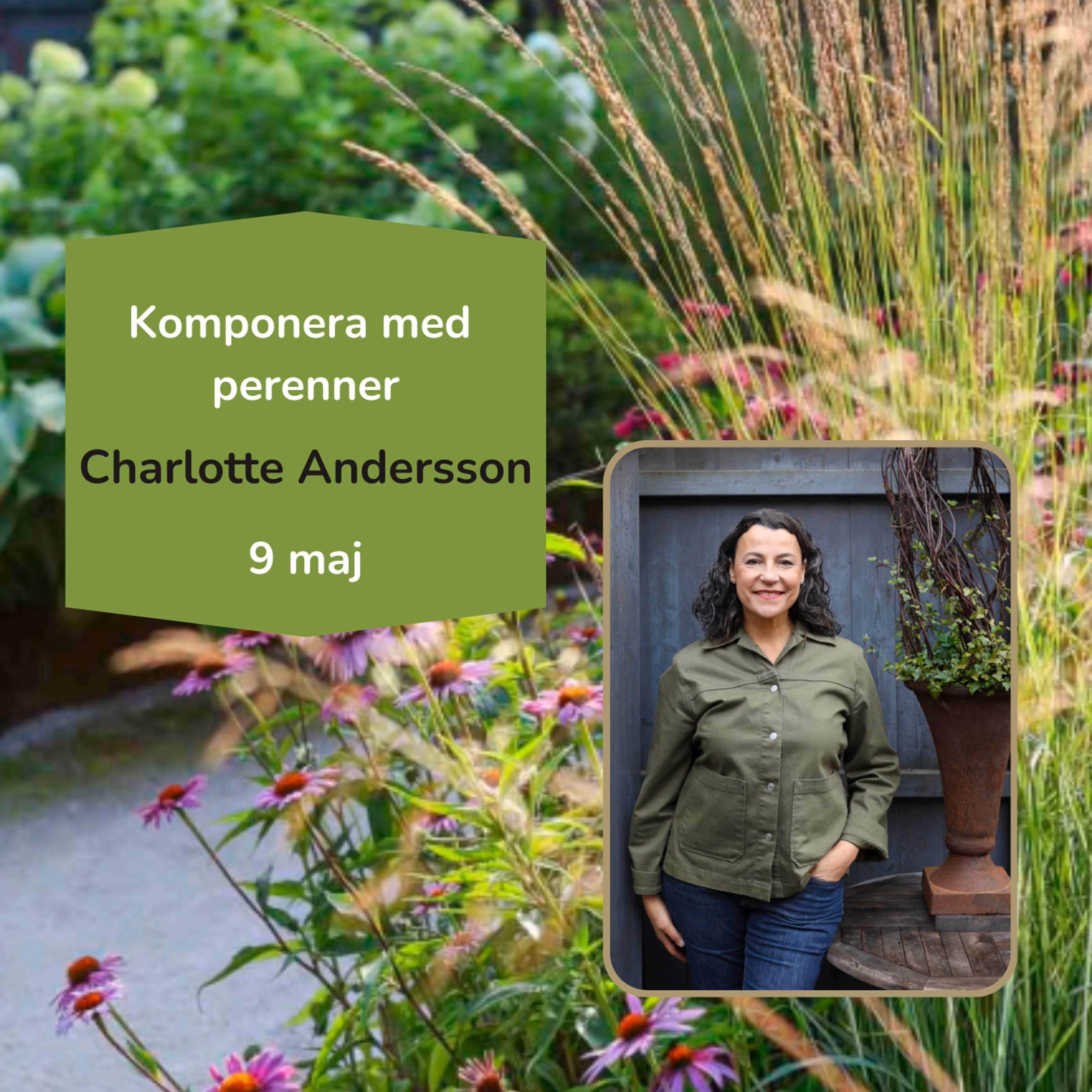 Föreläsning: Komponera med Perenner - Charlotte Andersson