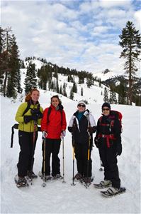 Guests posing for camera