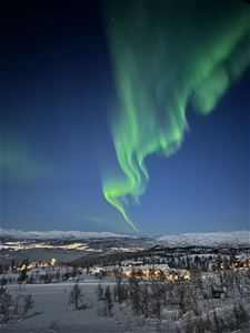 Nordlys over Målselv