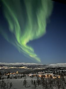 Nordlys over Målselv