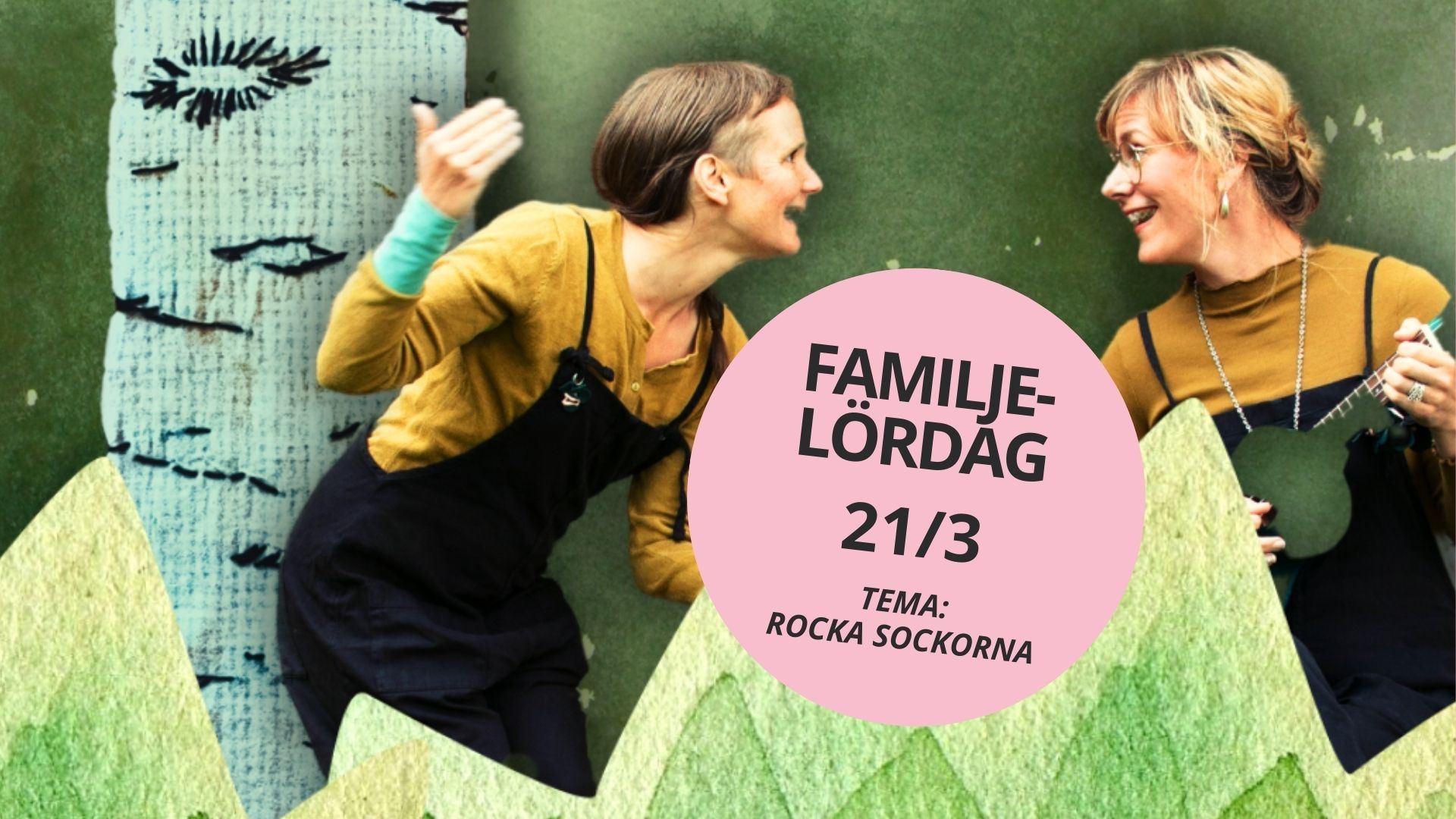Familjelördag 21 mars - Rocka sockorna