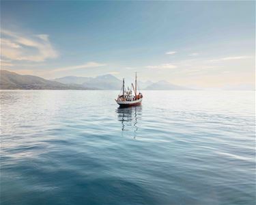 Hermes ll ute på havet
