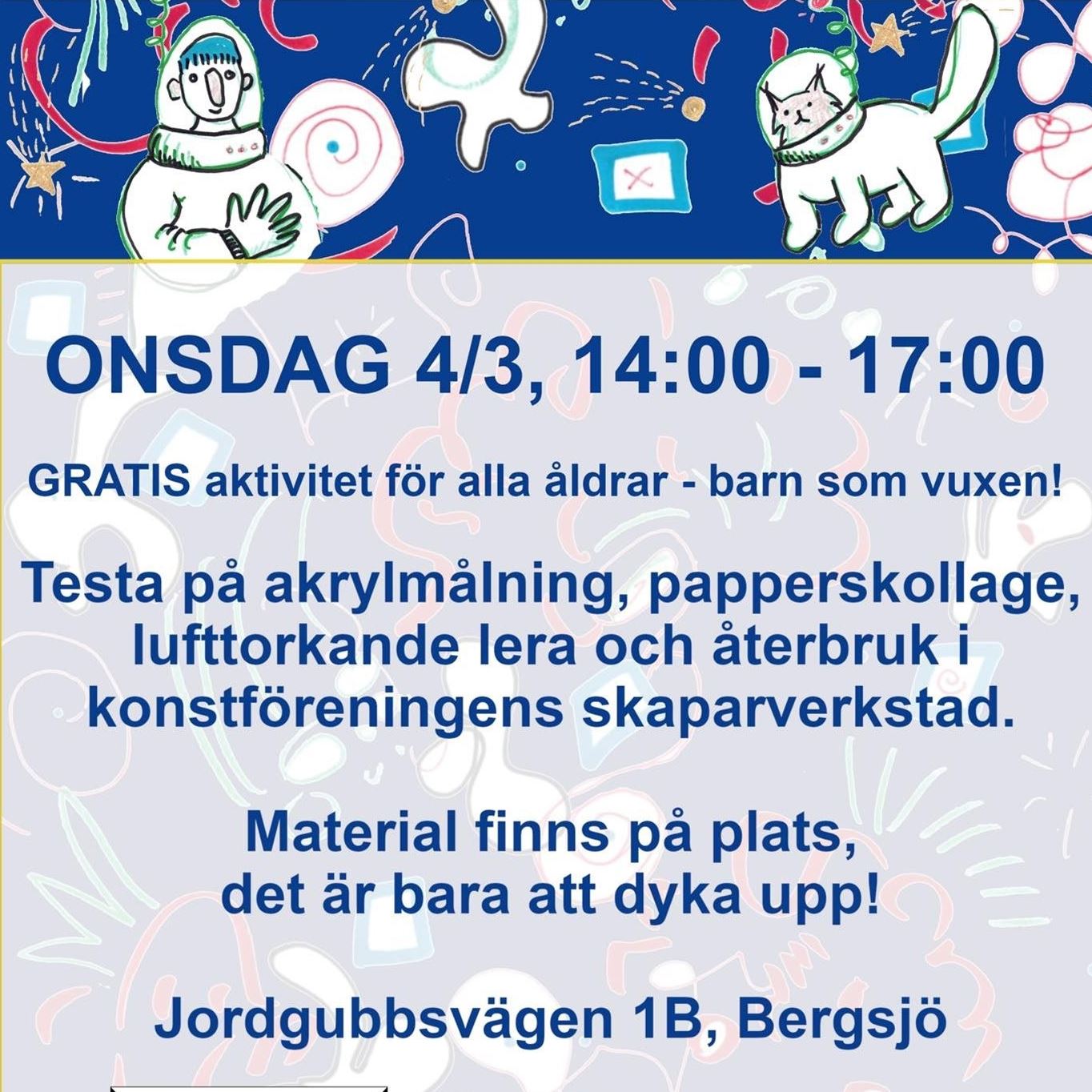 Sportlovsöppet - Nordanstigs konstförening