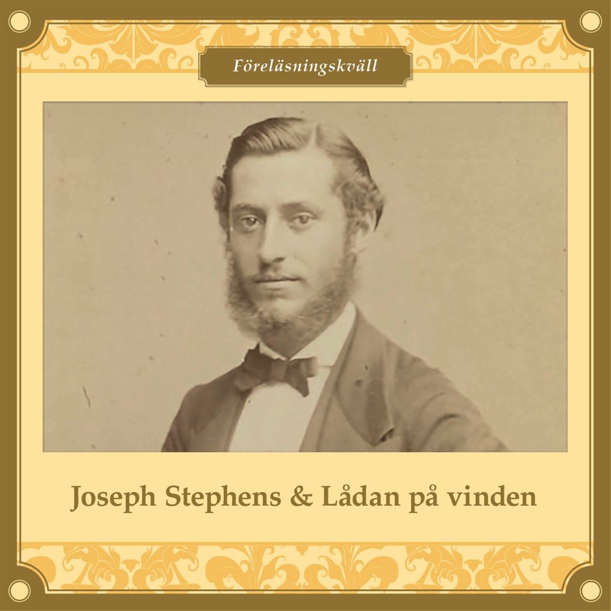 Föreläsningskväll - Joseph Stephens & Lådan på vinden med Gunnel Cederlöf image 1