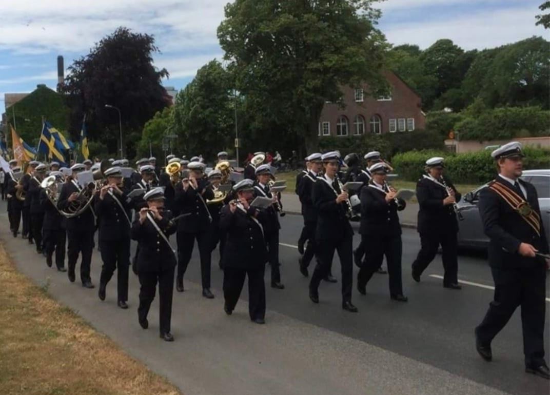 Musikmarsch i Karlshamn