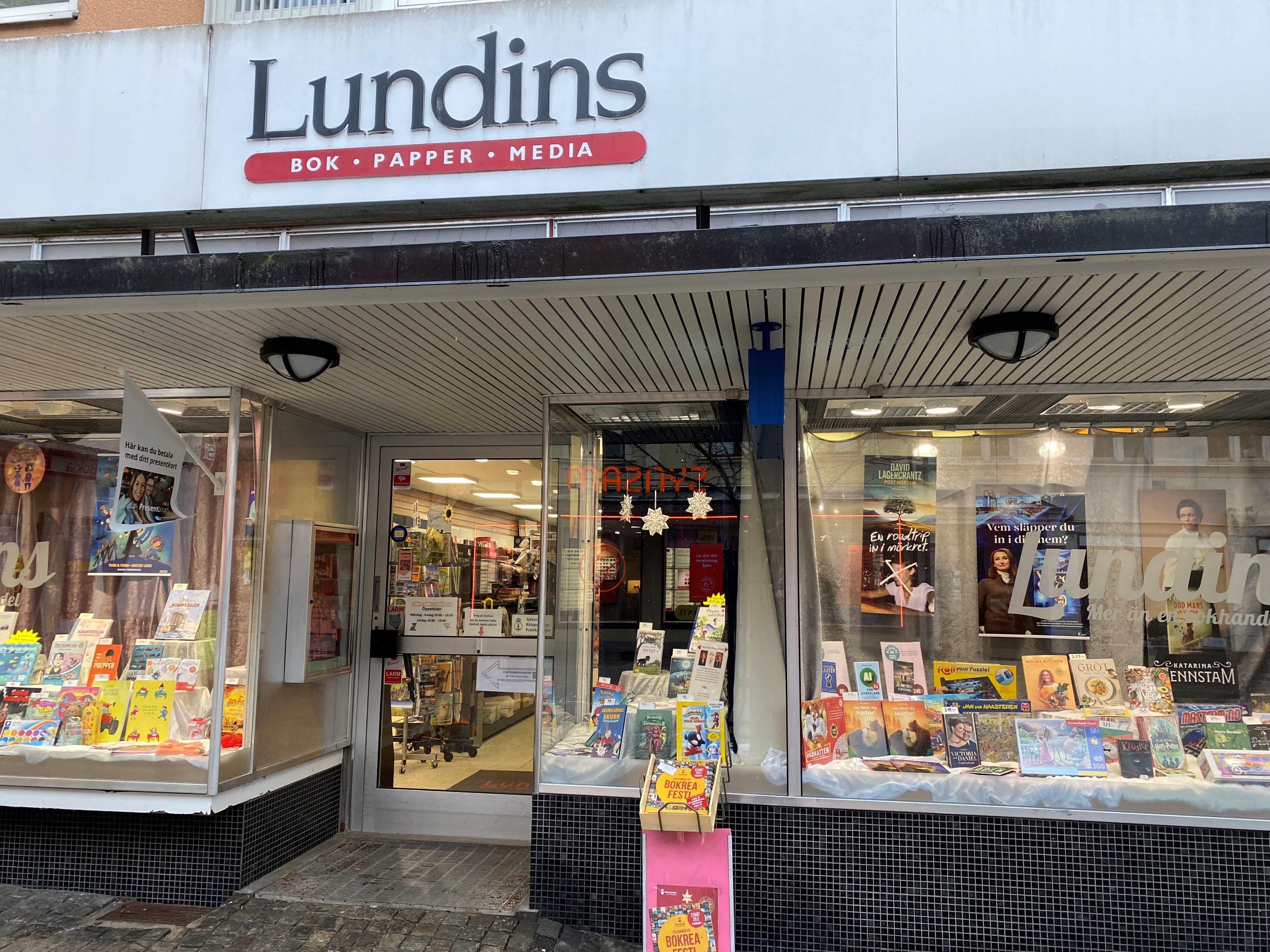 Författarbesök på Lundins Bokhandel