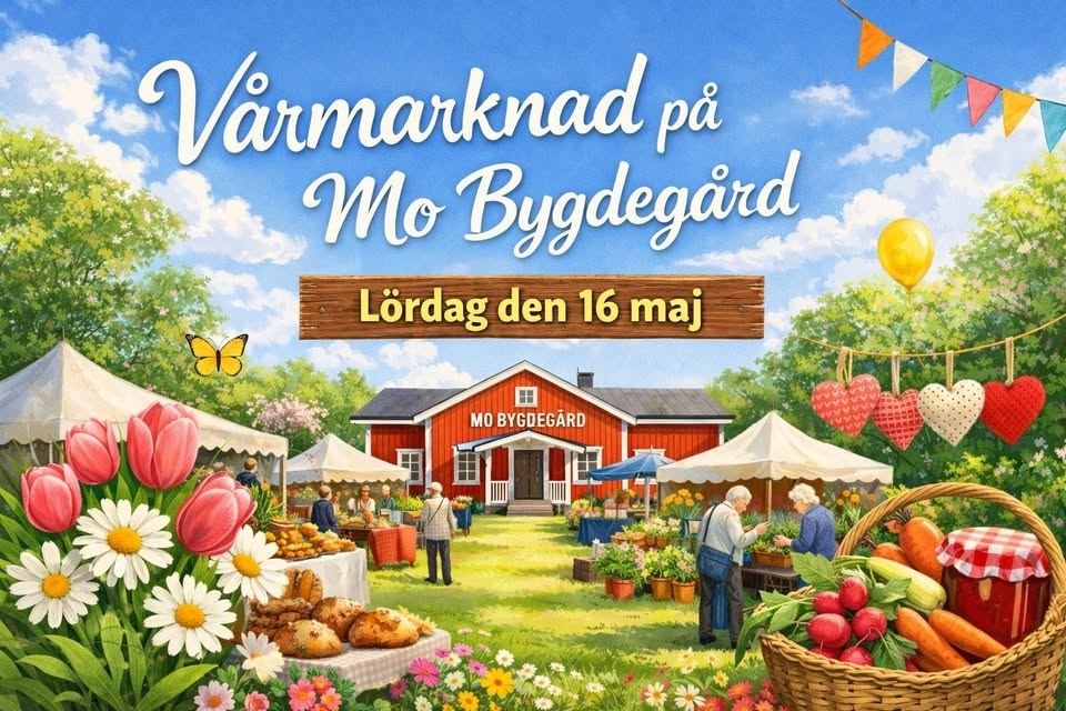 Vårmarknad på Mo Bygdegård!