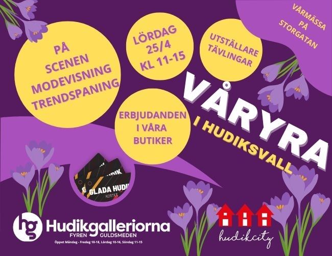 Våryra i Glada Hudik - Vi firar in våren tillsammans
