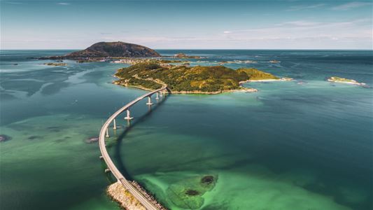 Panoramic view of Sommarøy