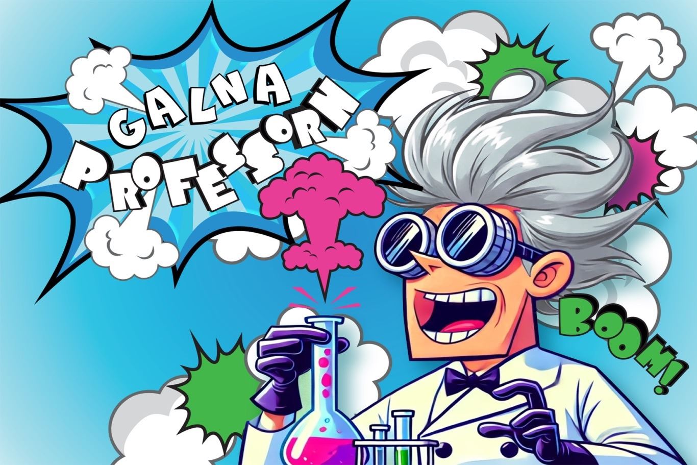 Den galna professorn och hans experimentverkstad 