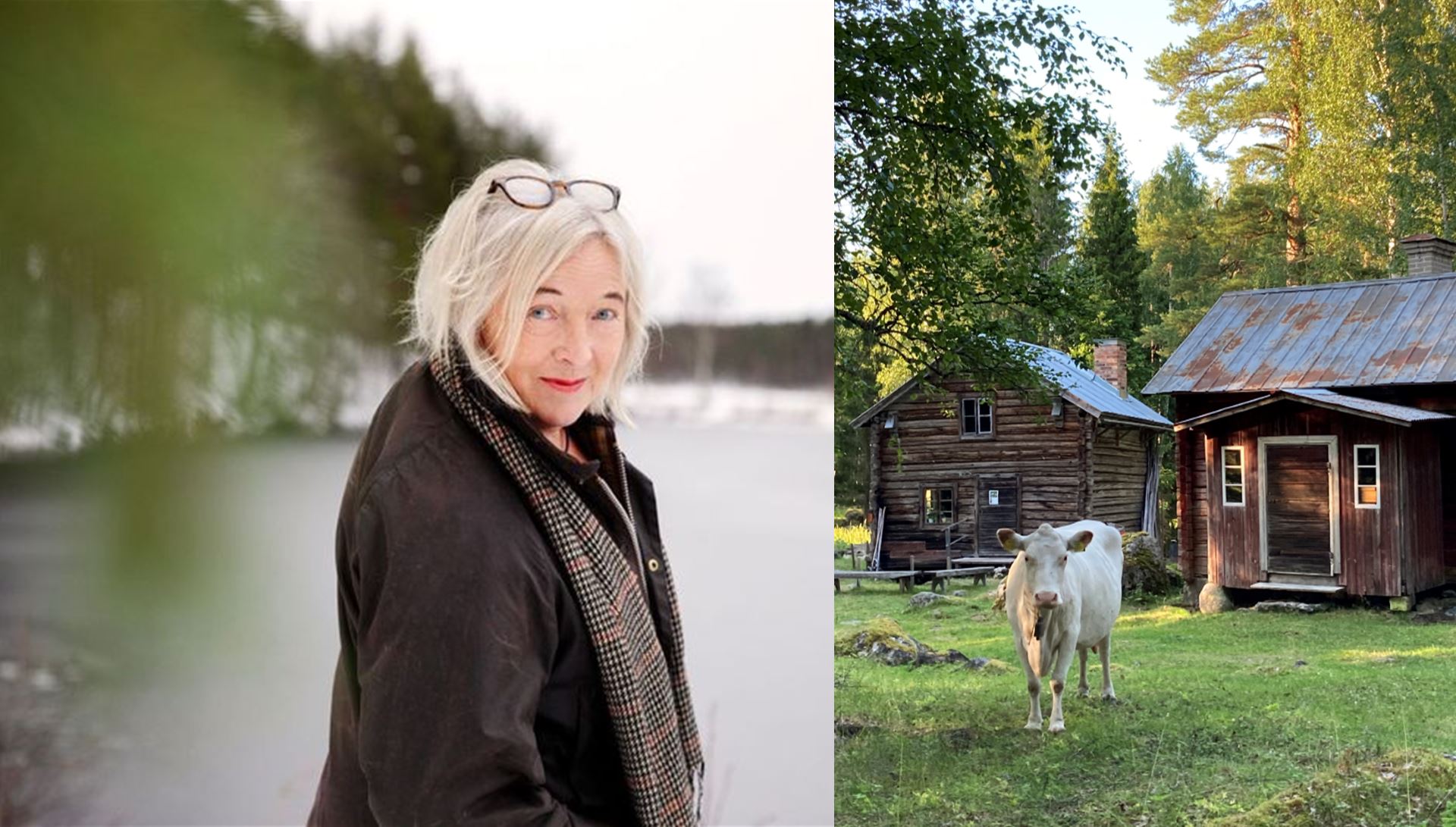 Författarbesök på Krype Fäbod - Hällpetters Maria Bergström
