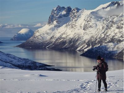Gjest tar bilde av utsikten