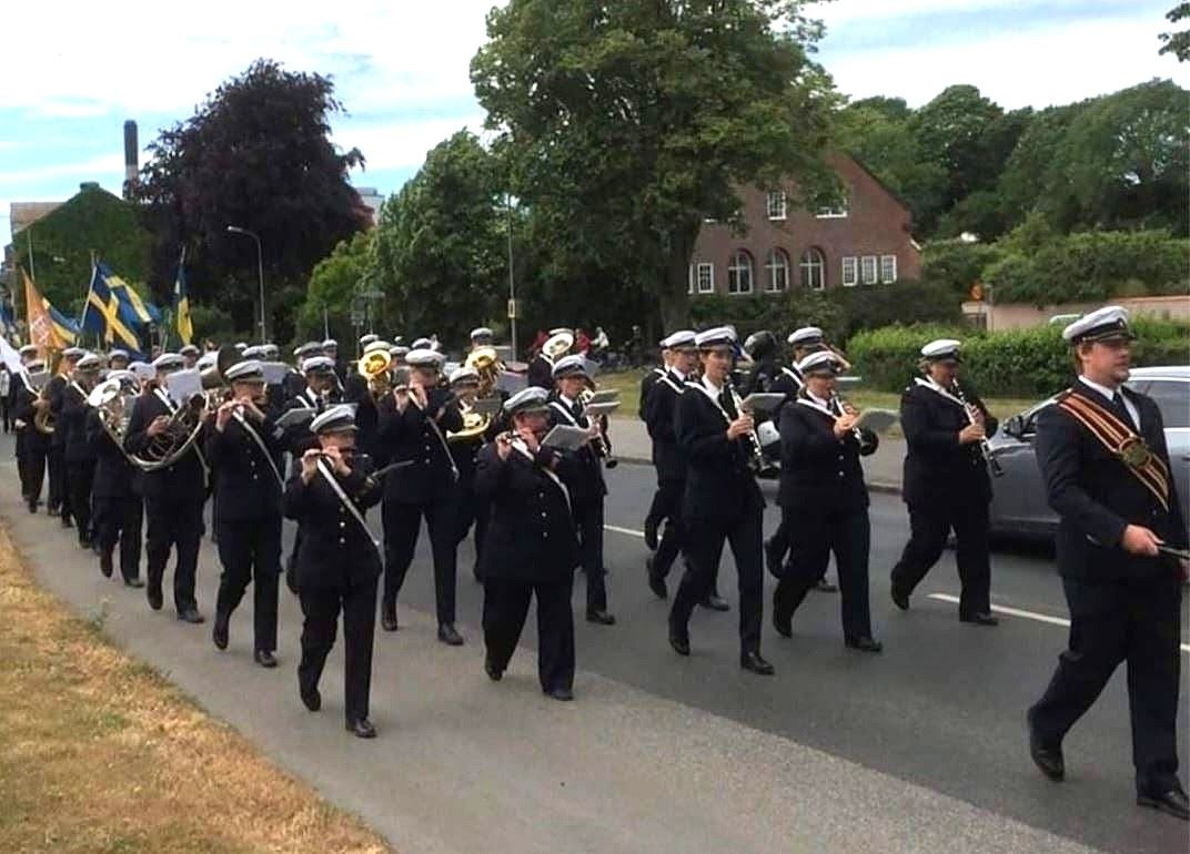Musikmarsch i Karlshamn