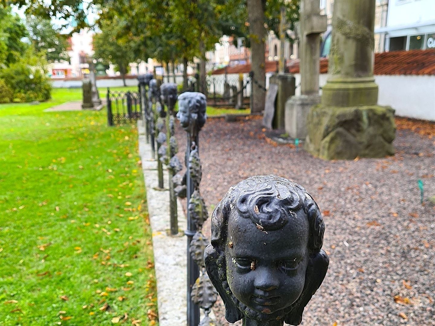 Guidning på kyrkogården